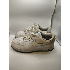 Nike Air Force 1 '07 White University Blue Men's Leather Sneakers DV0788-101